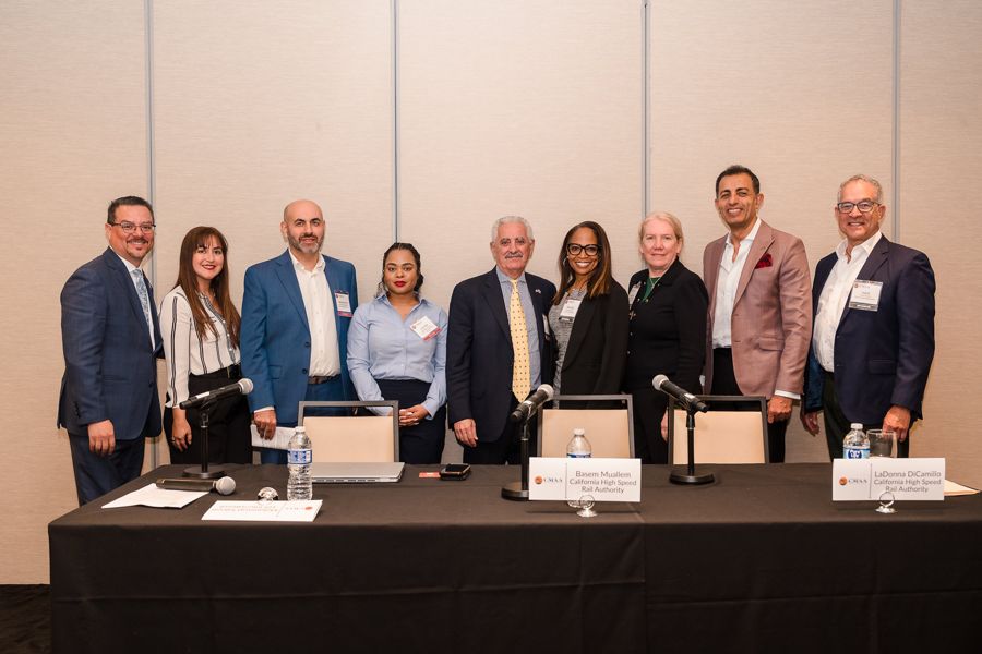 With fellow panelists at the CMAA Southern California Chapter event.