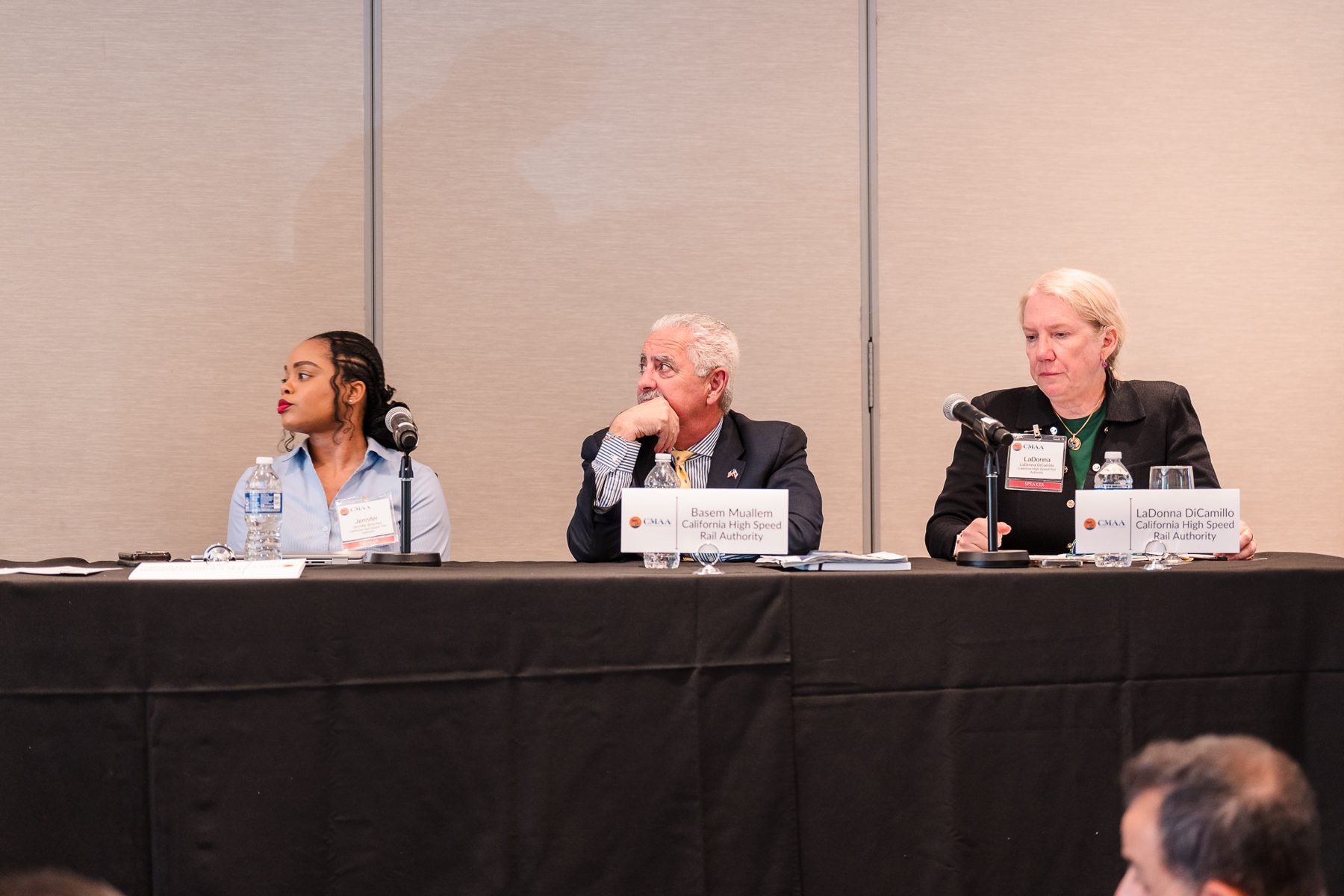 Attorney Jennifer Brantley speaking on a panel at a conference